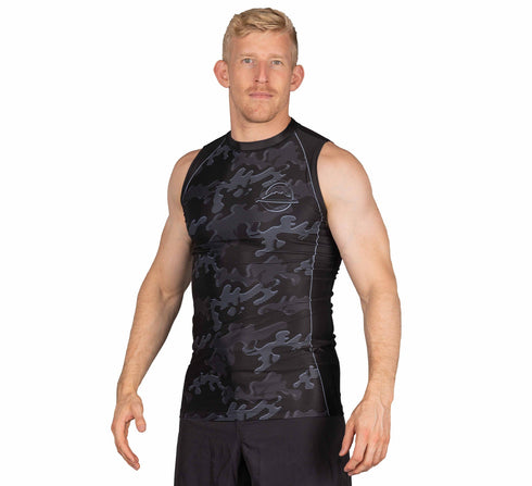 Fuji Combat Camo Sleeveless Rashguard Black